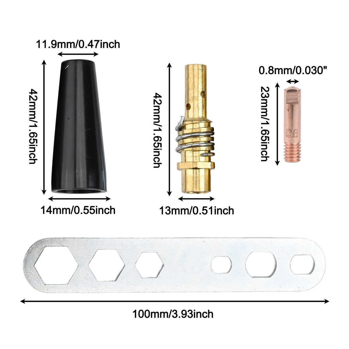 Contact Tip Kit for Various Torches (15AK)