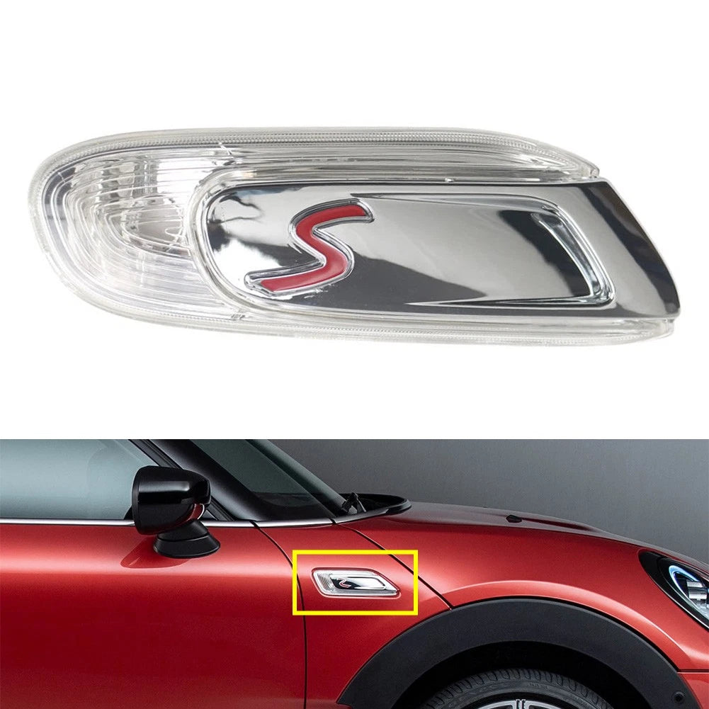 Right Front Fender Side Marker Light Housing for Mini Cooper F55 F56 (2014–2021)