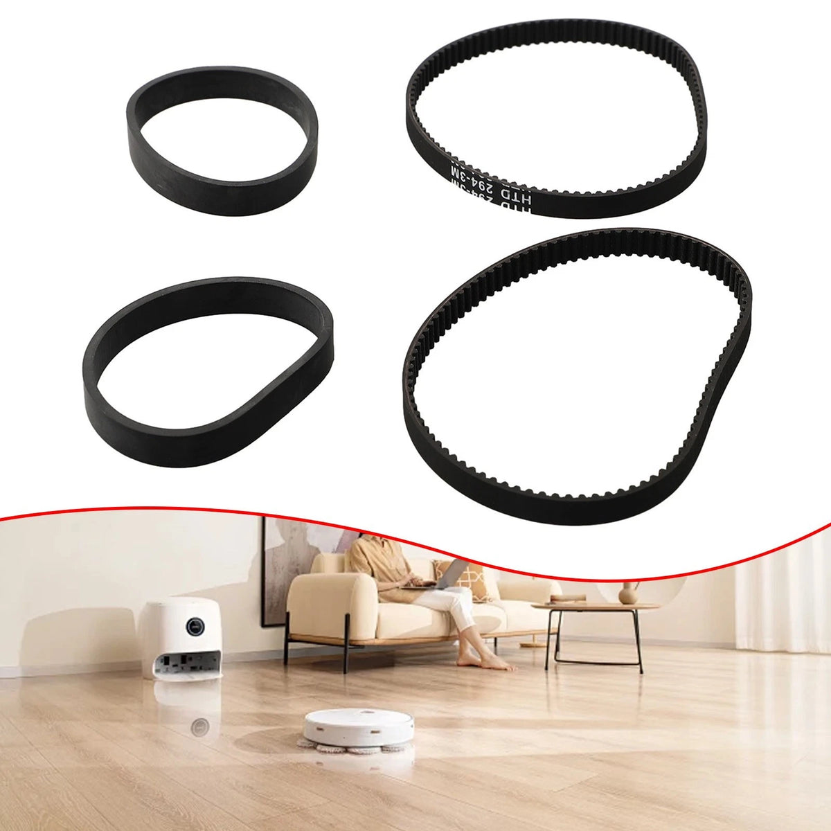 Replacement Belt for Bissell Vacuum (1626502, 1626486)