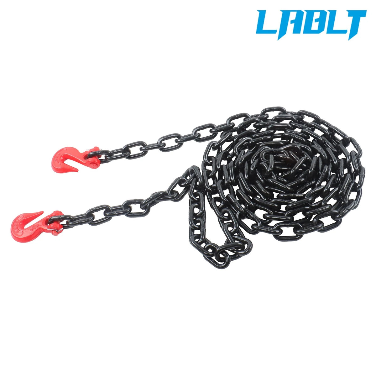 LABLT G80 Chain 5/16" x 14ft with G70 Hook 4900lbs Working Load