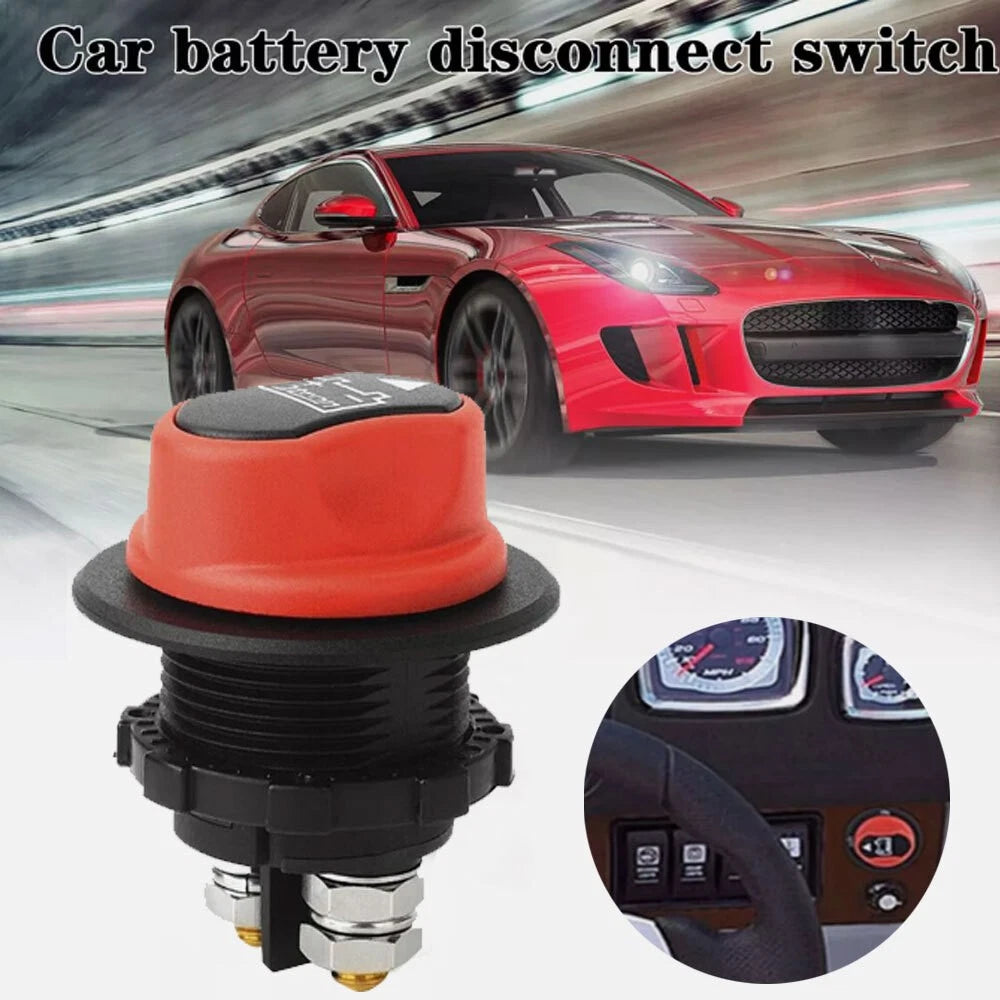 12V Battery Switch Isolator Cut Off for Car Marine Boat Motorbike (100A)