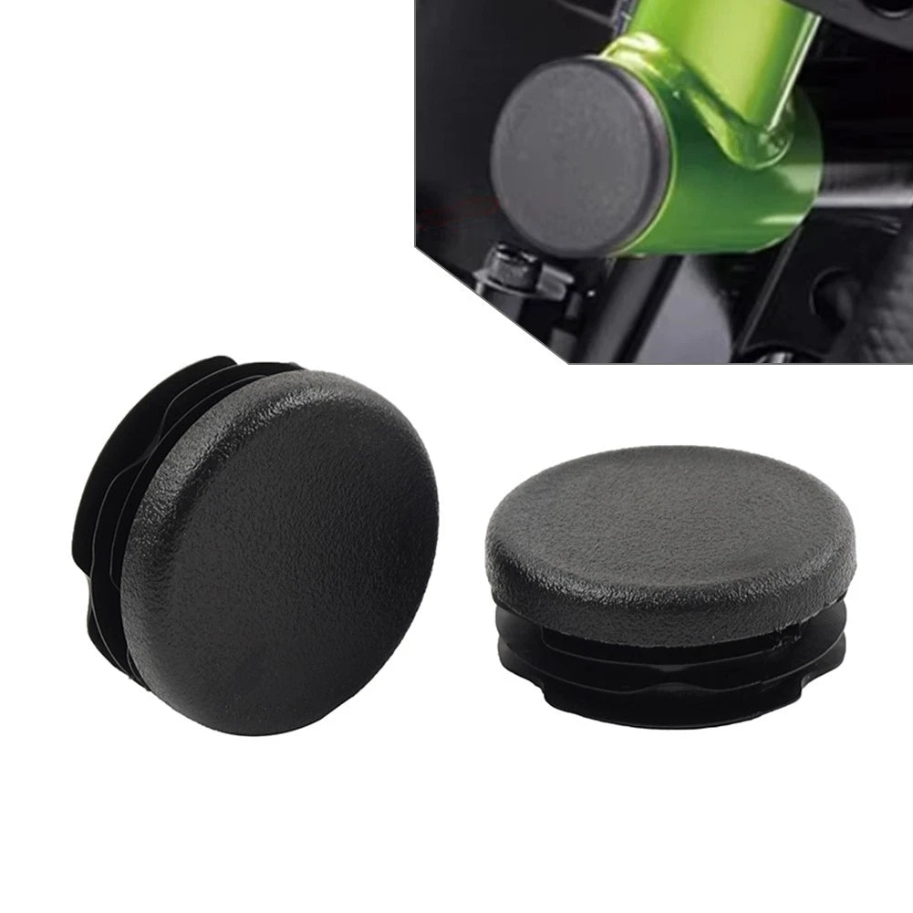 2X Frame Hole Cover Caps for Kawasaki Z650 Ninja650 (2017–2022)