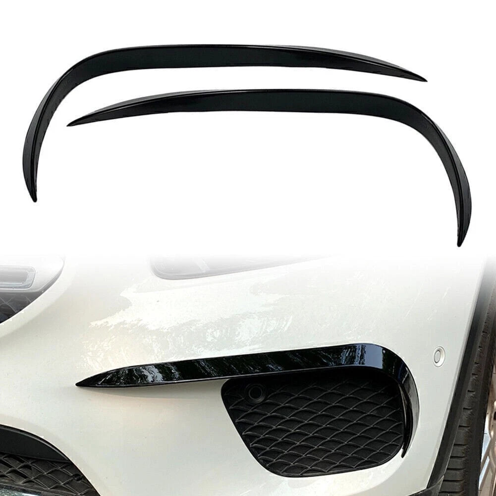 Front Bumper Lip Splitter Spoiler for Mercedes Benz GLB X247 (2020–2021) Black