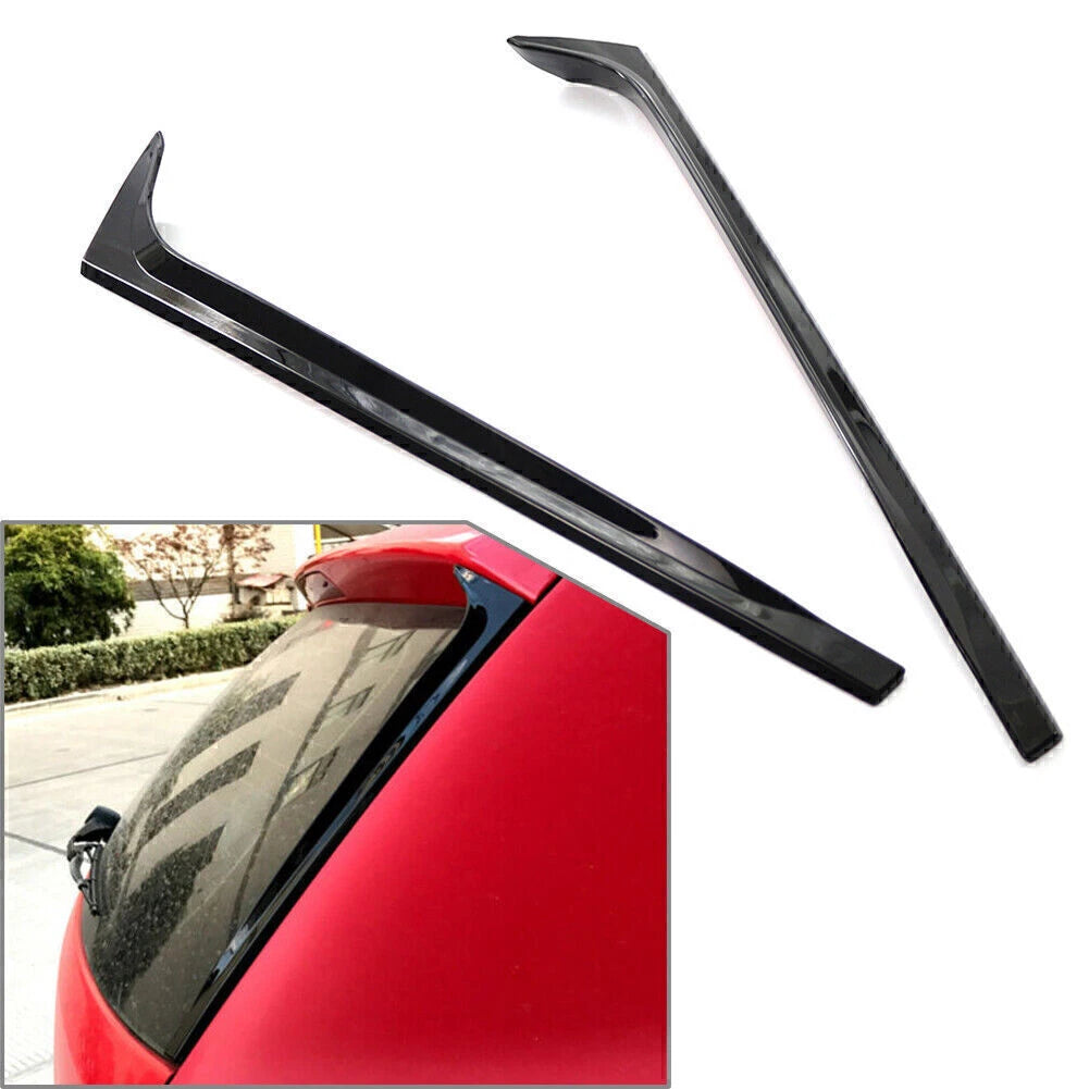 Rear Window Side Spoiler Canard Splitter Trim for Volkswagen Polo MK5 (2009–2017)