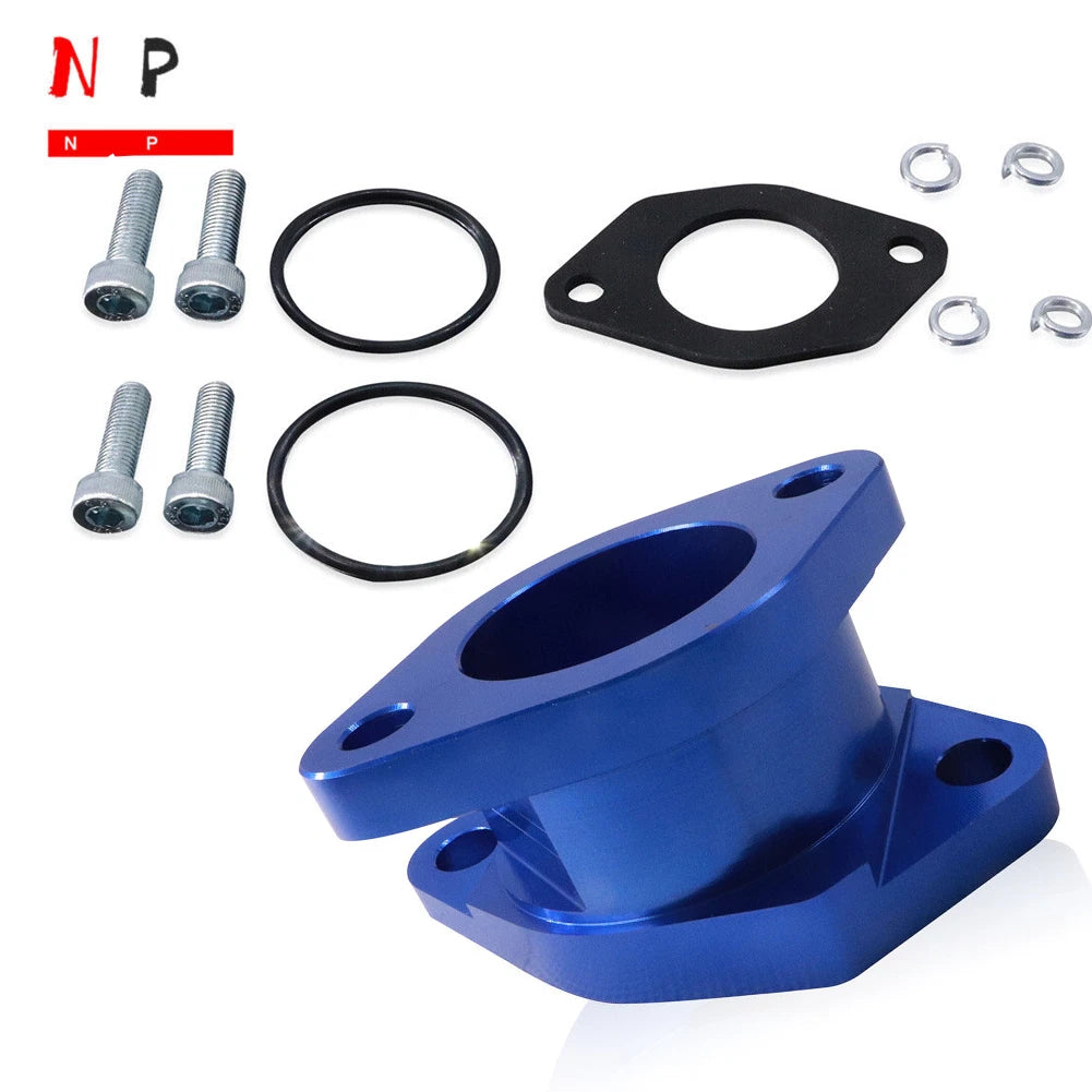 CNC Aluminum Carburetor Intake Manifold Boot for Yamaha Warrior 350 (1997–2004)