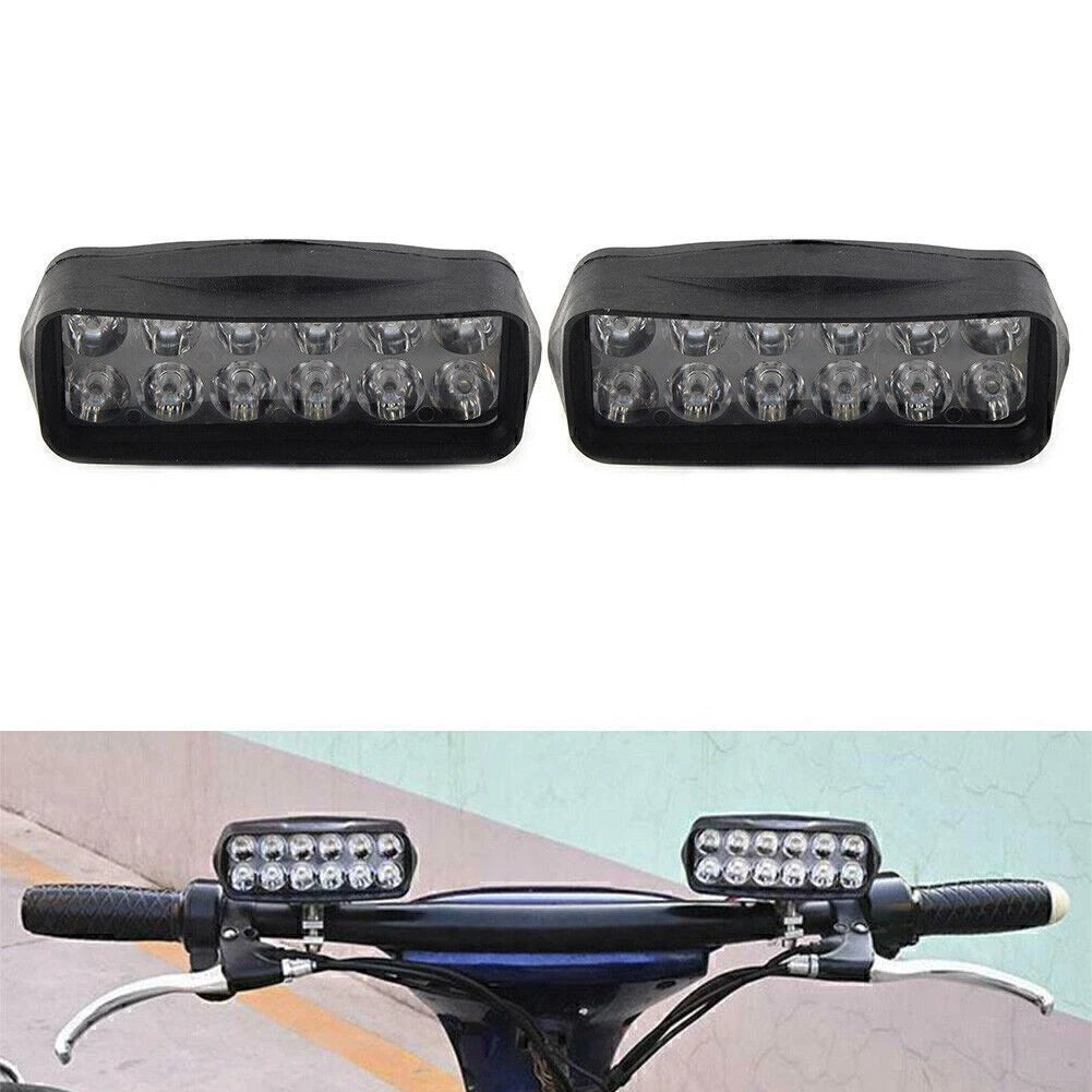 2X 12-LED Headlight Bulbs for UTV ATV