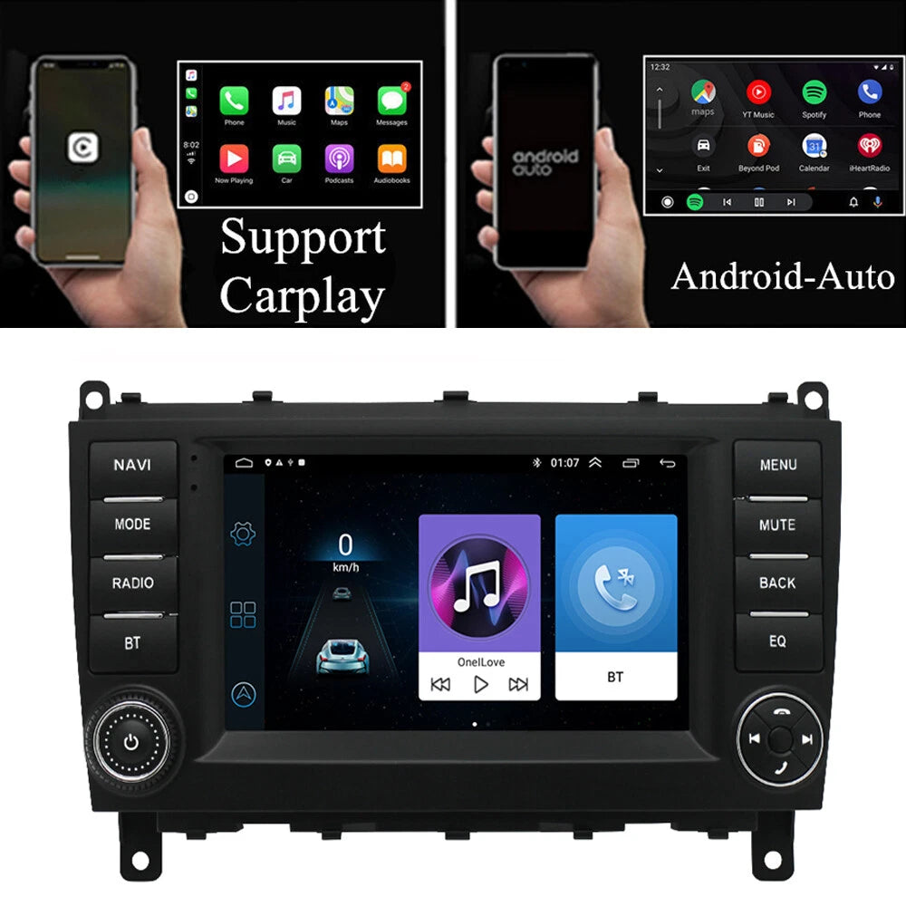 7'' Android Stereo Radio for Mercedes-Benz CLK C-Class W209 W203 (2003–2009)