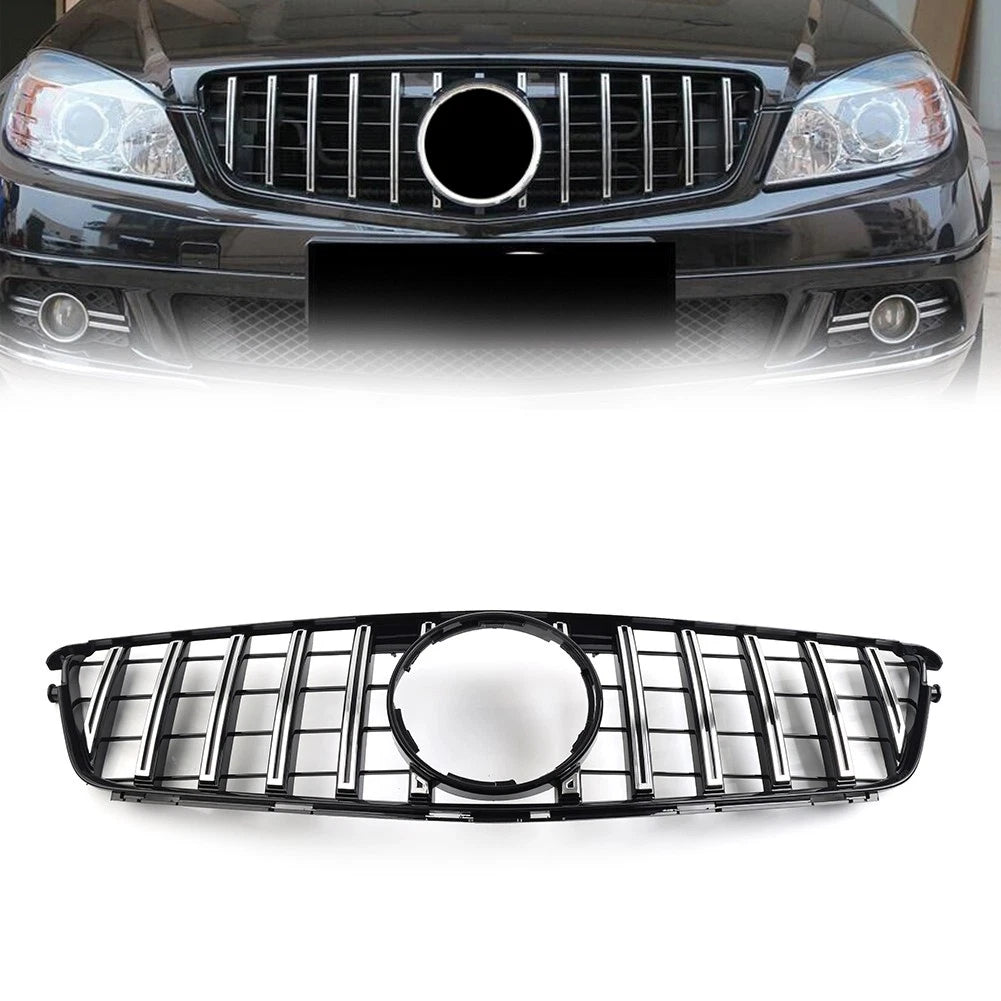 GTR Style Front Bumper Grille for Benz C Class W204 (2007–2014)