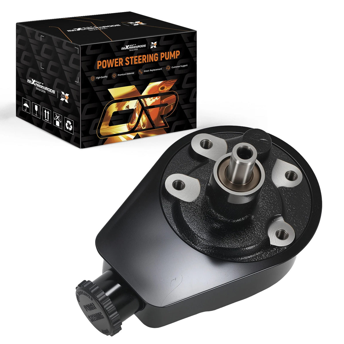 Front Power Steering Pump Kit for MerCruiser OMC 4.3L 5.7L V6 V8 (3888323)