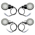 LED Flat Front Turn Signal Light For Heritage Softail Classic Touring 99-23