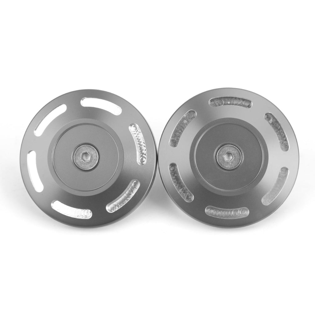 2x Billet Aluminum Frame Plug Cap Cover for BMW S1000XR 2015 2016 2017 2018 2019