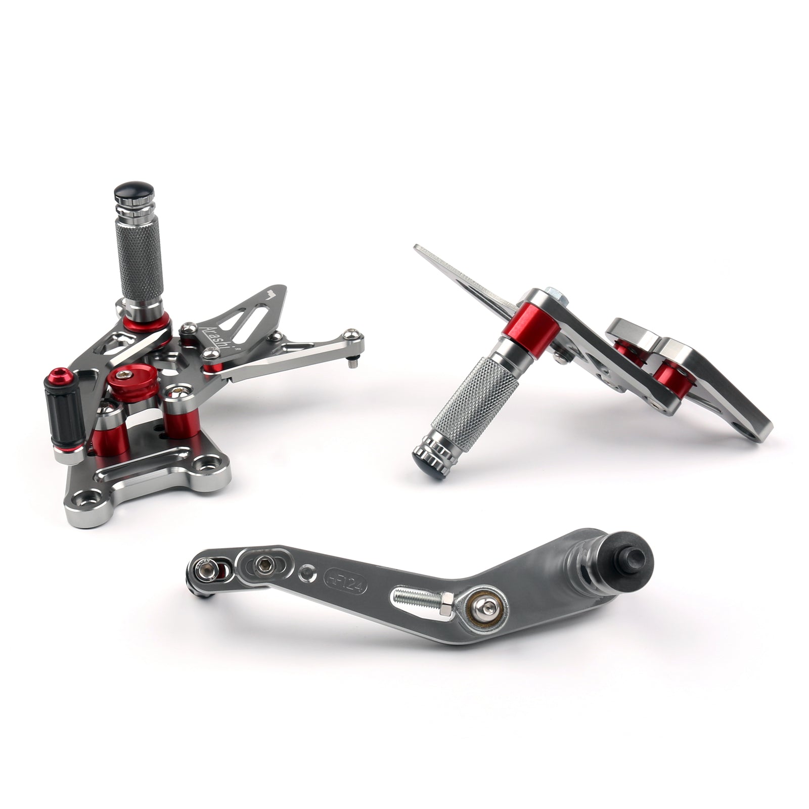2017-2023 Suzuki GSX-R1000 GSX-R1000R GSX-R1000X / ABS CNC Aluminum Rearsets Footpegs