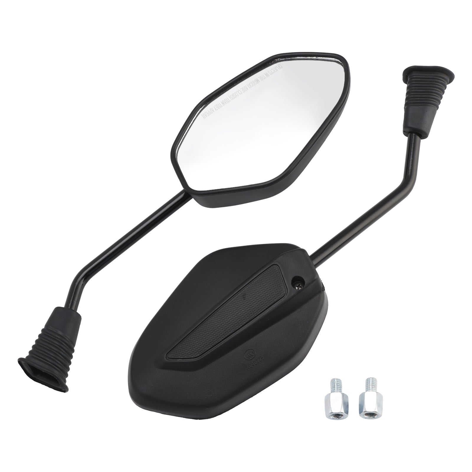 Black Rearview M8 Mirrors Left & Right For 2017-2022 Honda Dio 110 SCV110