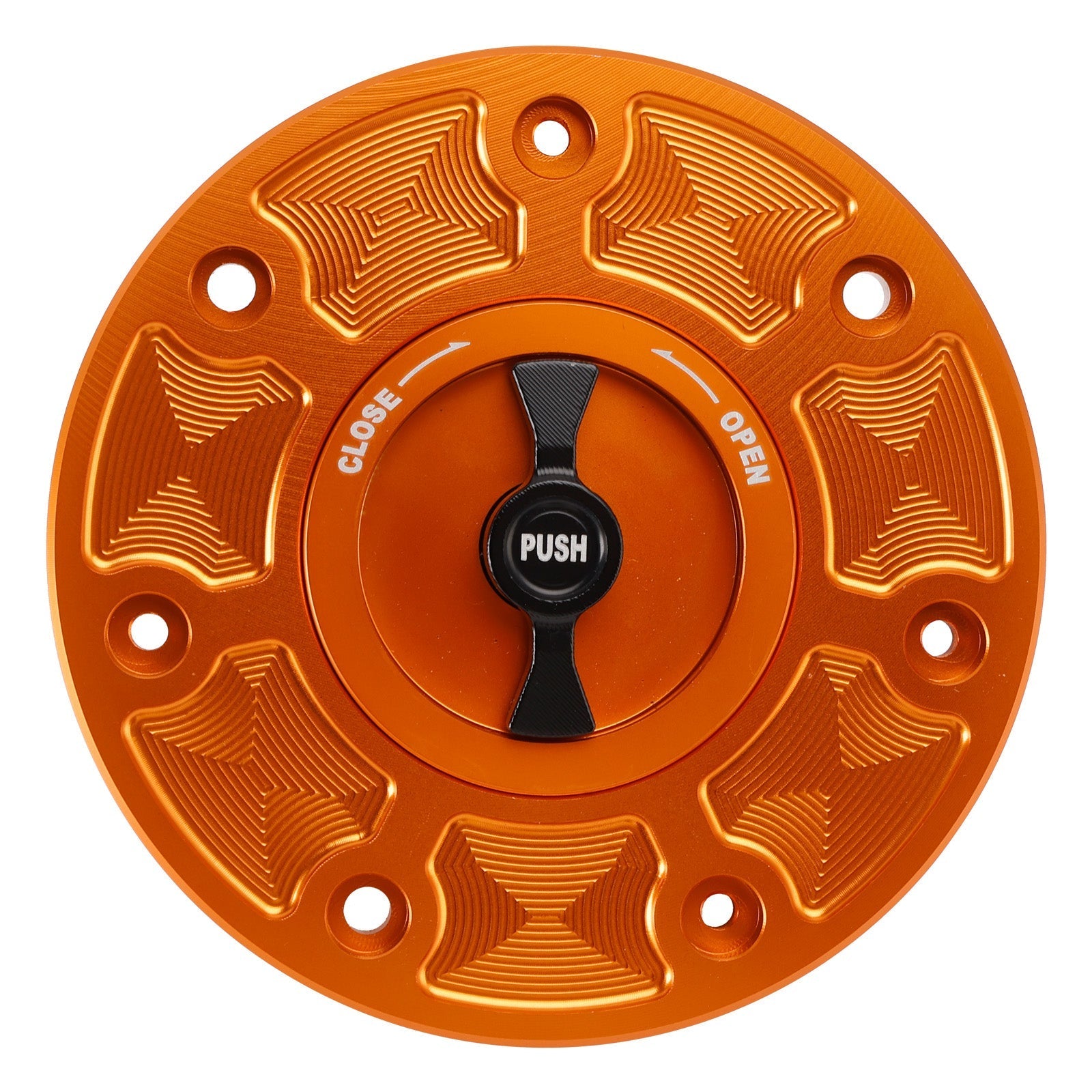 CNC Orange Keyless Fuel Gas Cap For Duk 790 890 2018 2019 2021 2022 2023-2025