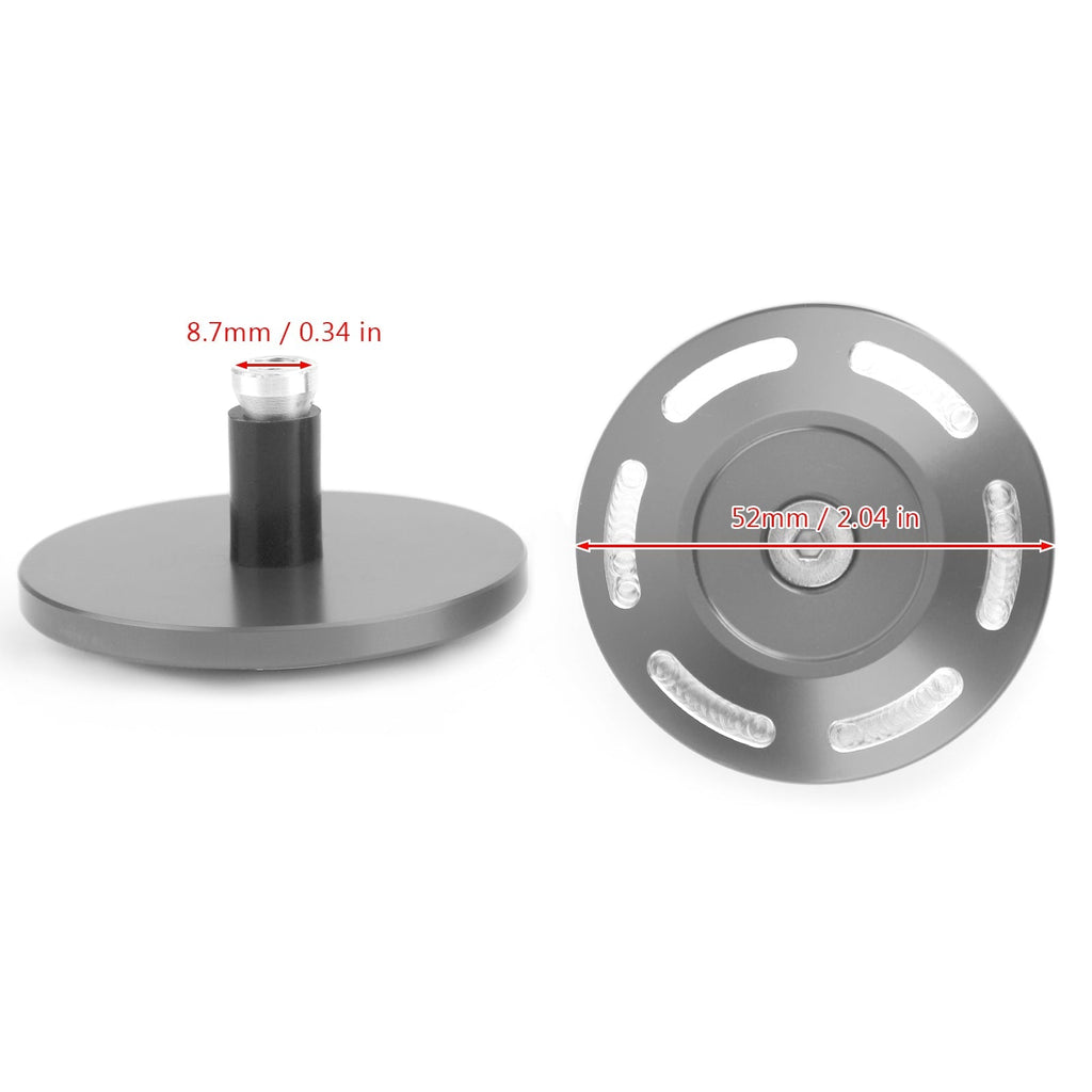 2x Billet Aluminum Frame Plug Cap Cover for BMW S1000XR 2015 2016 2017 2018 2019