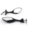 YAMAHA YZF R6 R6S FZ1 FZ6 FAZER FZ8S FJR1300 XJ6 FZR600 Pair LED Mirrors