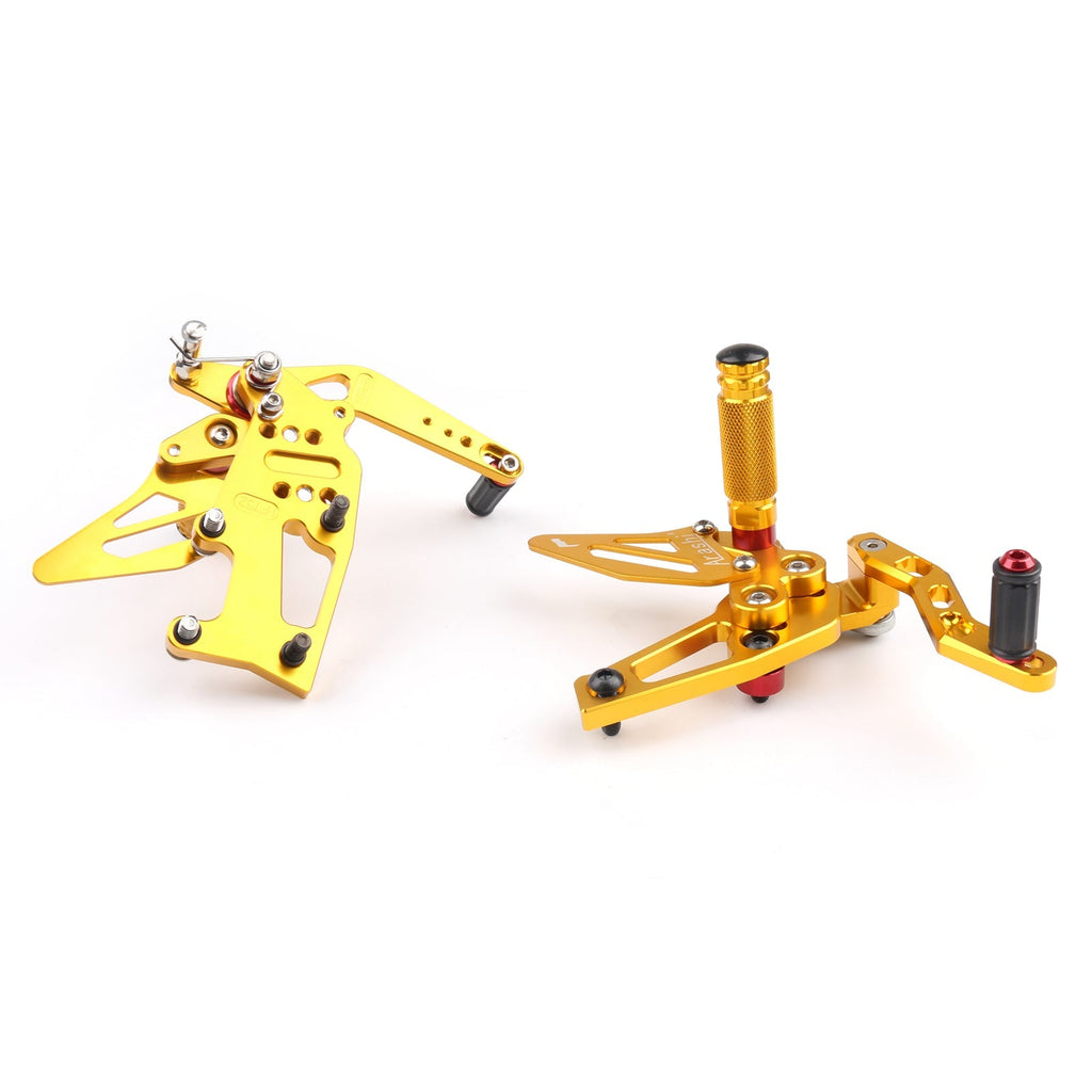 CNC Adjustable Rearsets Footpeg Fit 2011-2015 Triumph Speed Triple 1050 EFI