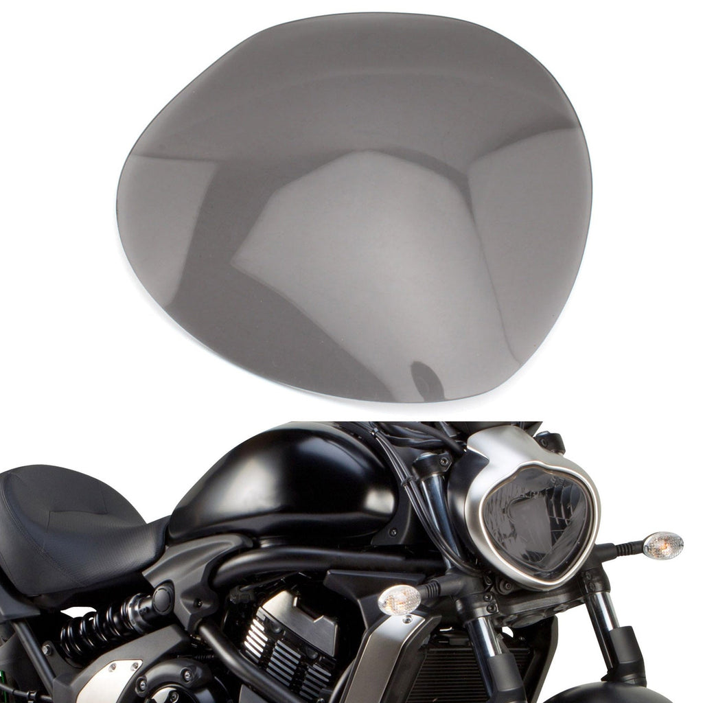 Front Headlight Lens Protection Cover Fit For Kawasaki Vulcan S 2015-2021 Smoke