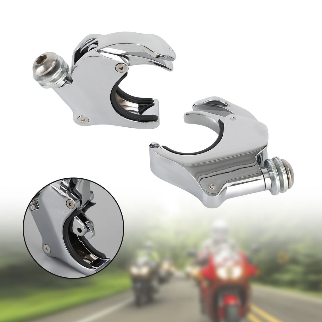 Windshield Fork Clamp Bracket Holder for Dyna Wide Glide 2006+