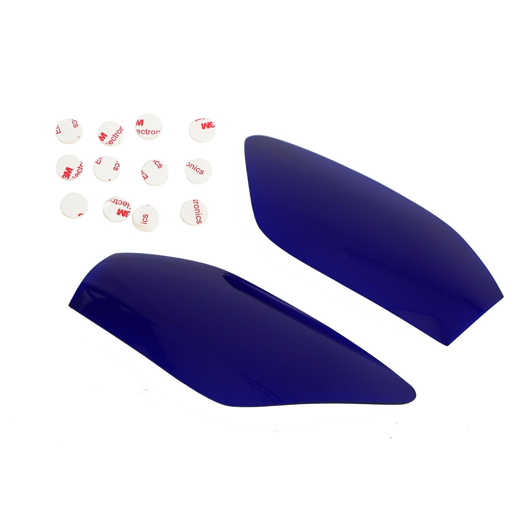 Front Headlight Lens Protection Cover Fit For Yamaha Yzf-R6 Yzf R6 98-02 Blue