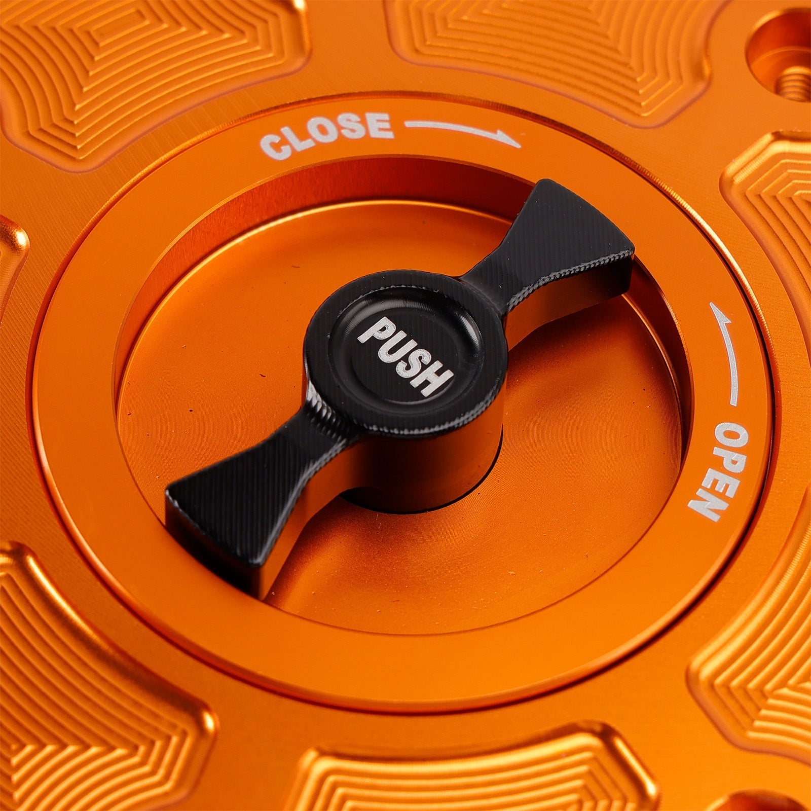 CNC Orange Keyless Fuel Gas Cap For Duk 790 890 2018 2019 2021 2022 2023-2025