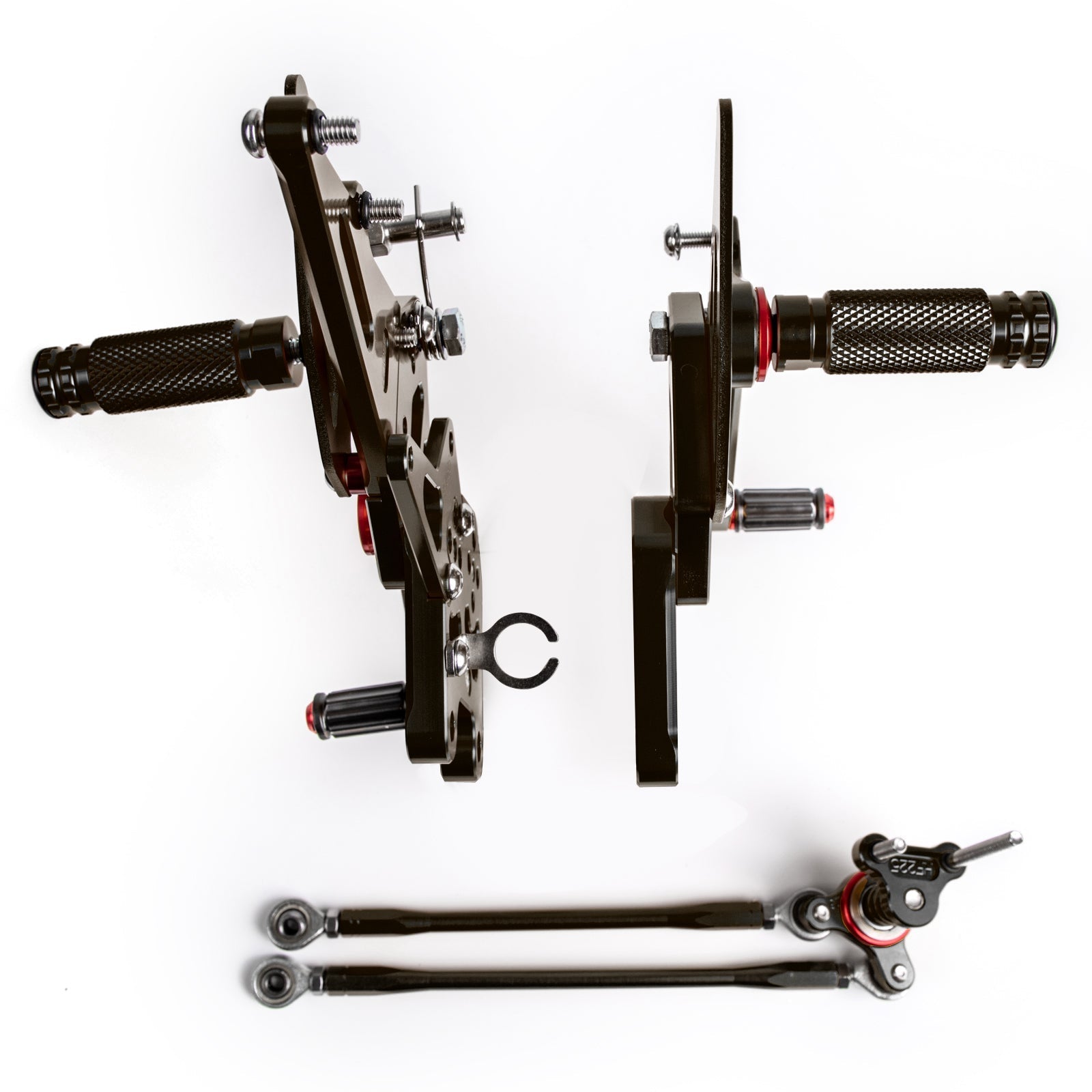 Black Rearset Footrest Peg Pedal For Honda CBR600RR ABS 2009-2015 2014