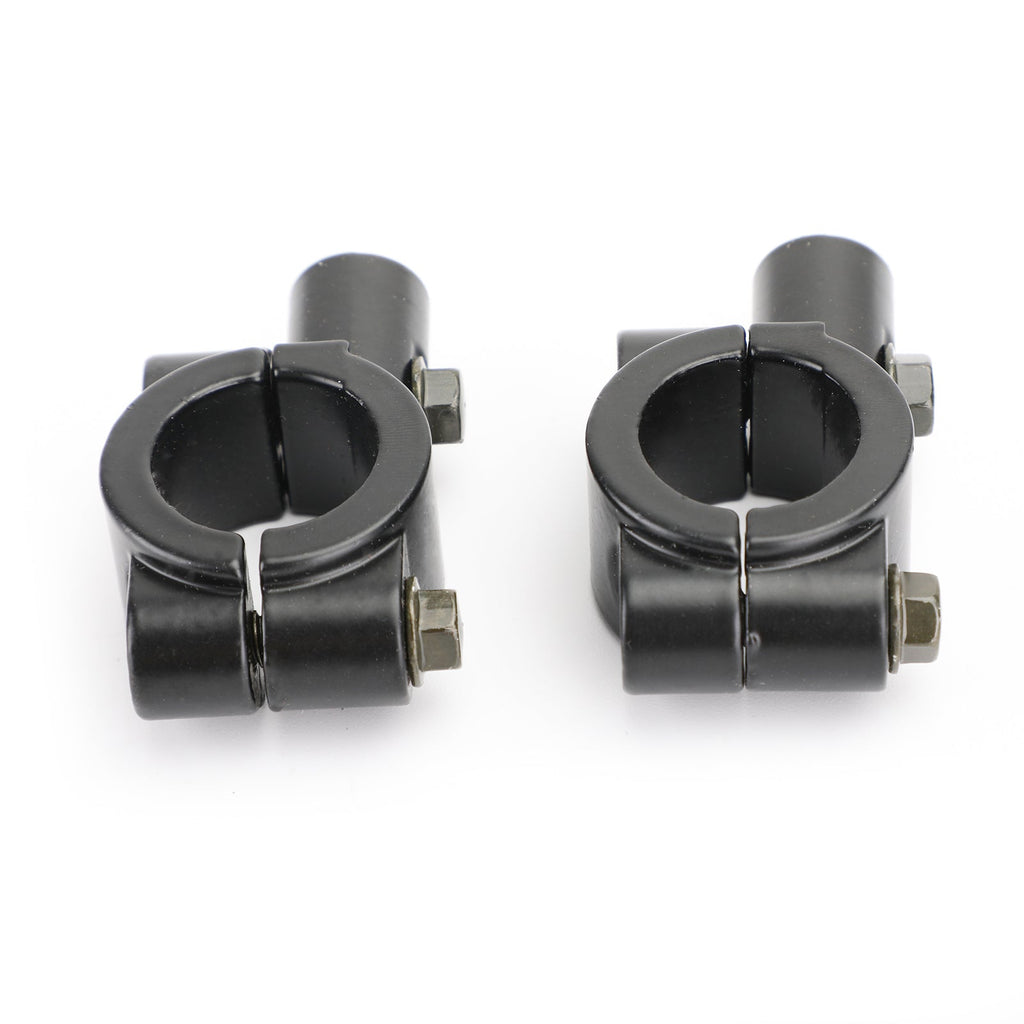 7/8'' Motorcycle Handlebar Mirror Adaptor Clamp Mount Bracket 8mm CW Aluminium