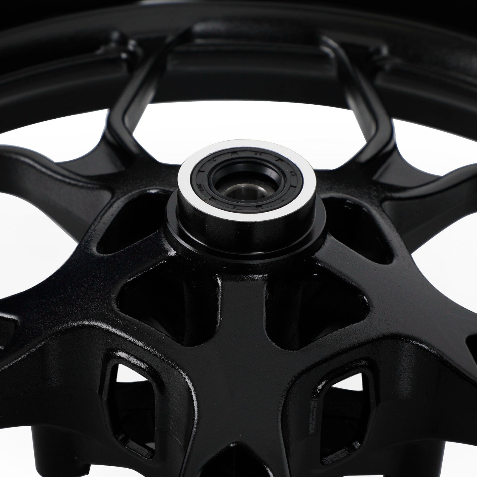 Front + Rear Wheel Rims For Yamaha YZF R3 YZF-R3 RH07 RH12 2015 - 2022 Black