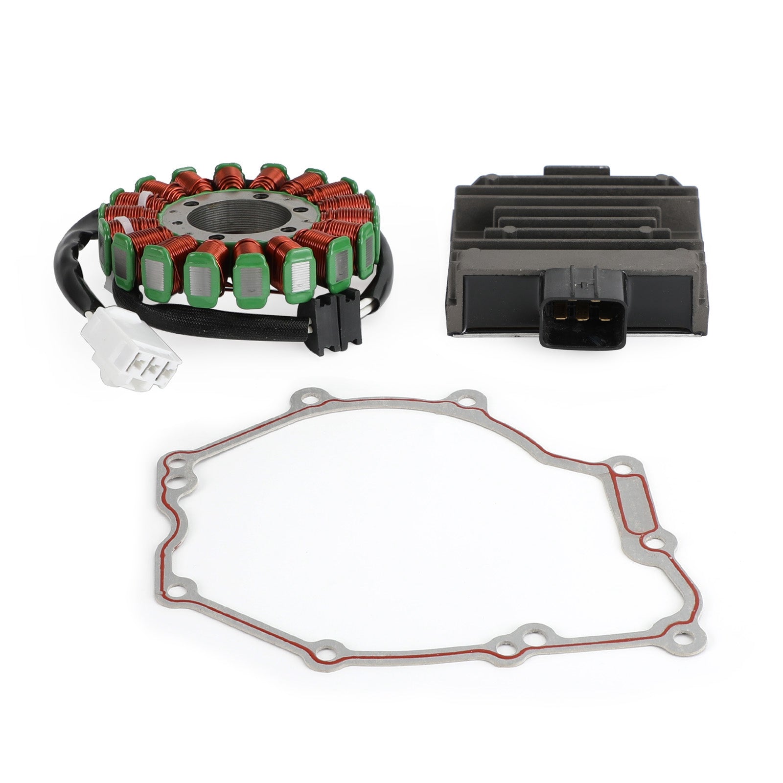 Regulator Stator Coil Gasket Kit For Yamaha YZF-R6 YZF600 R6 RJ27 2017-2020