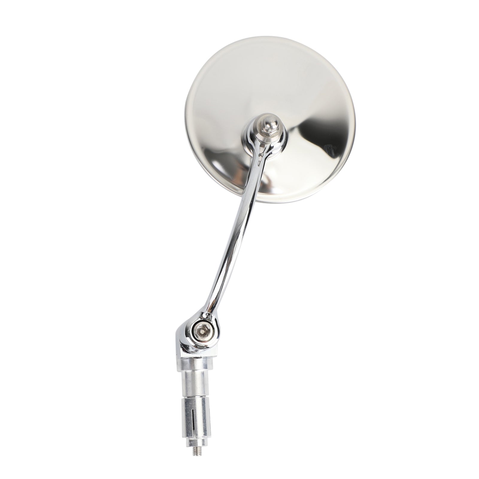 Chrome Handlebar End Mirrors For Motorcycle Cafe Racer Old School Clubman 22mm