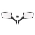 PAIR MIRRORS NEW Black Left Right Mirror 8MM 10MM For Motorcycle Motorbike