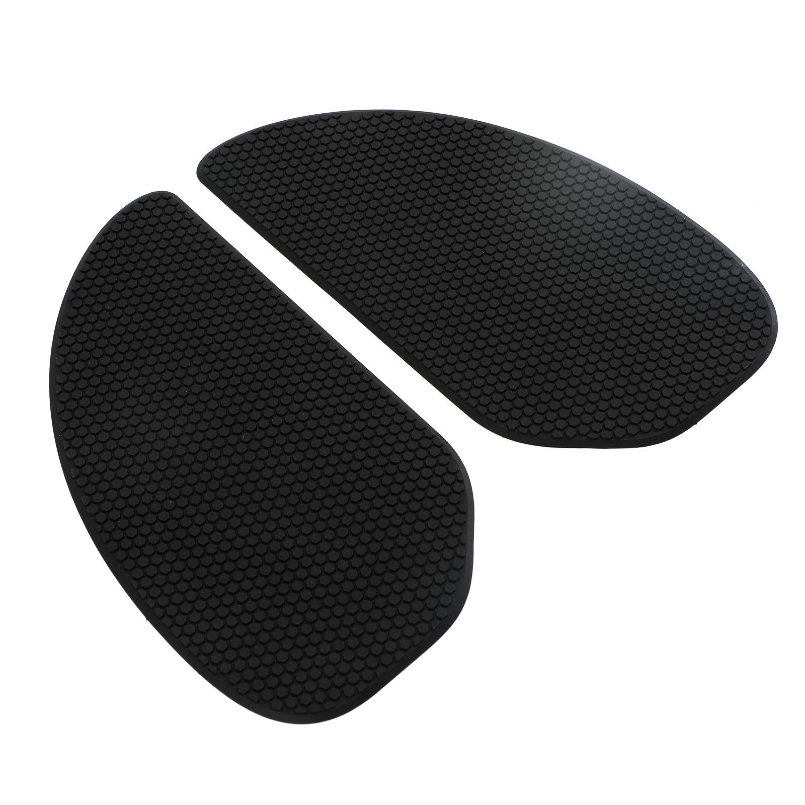 2x Side Tank Traction Grips Pads For Cafe Racer Custom Bobber Chopper Clubman