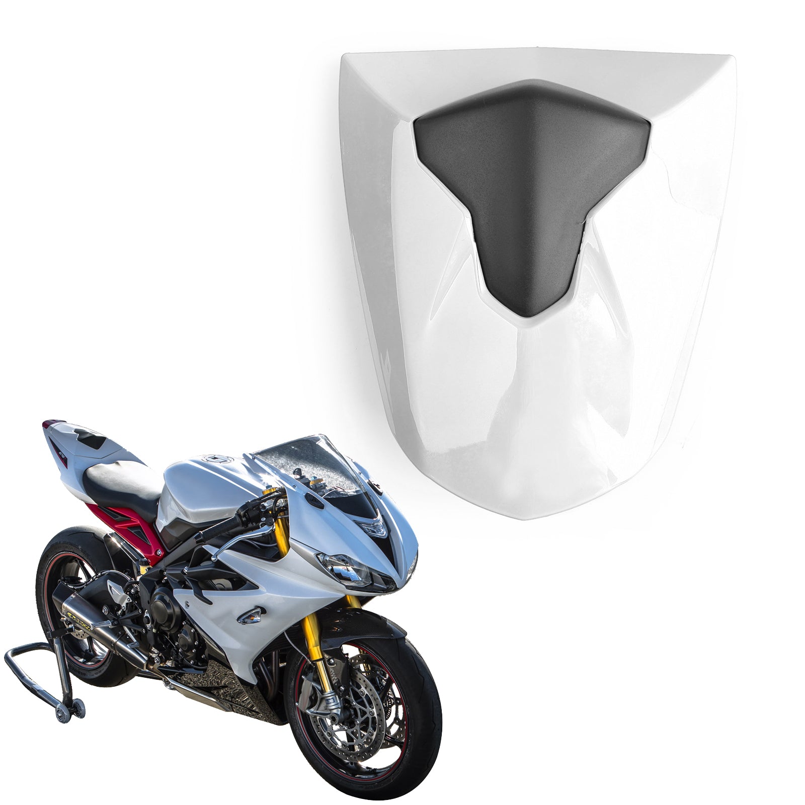 ABS Rear Passenger Seat Cover Cowl For Triumph Daytona 675 and 675R 2013-2018