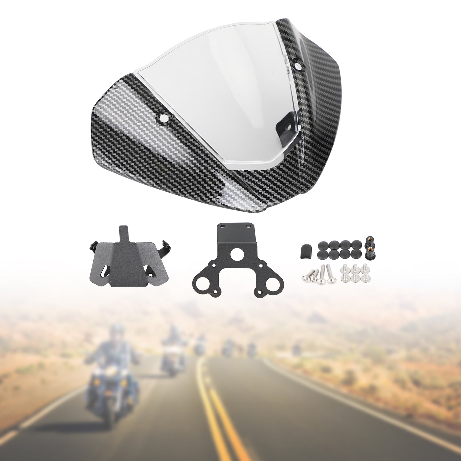 2021-2022 DUCATI Monster 937 / 950 Windshield WindScreen Carbon