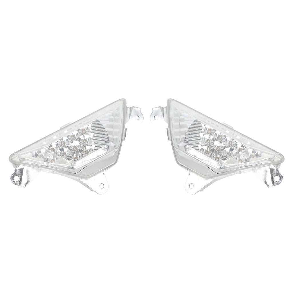 LED Front Turn Signal Light For KAWASAKI NINJA 250 300 400 650 1000 ZX6R Smoke