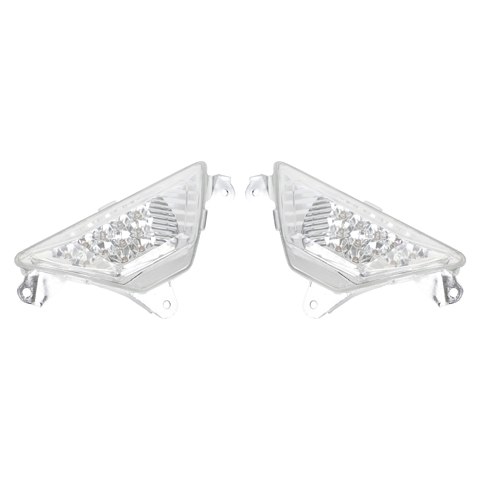 LED Front Turn Signal Light For KAWASAKI NINJA 250 300 400 650 1000 ZX6R Smoke
