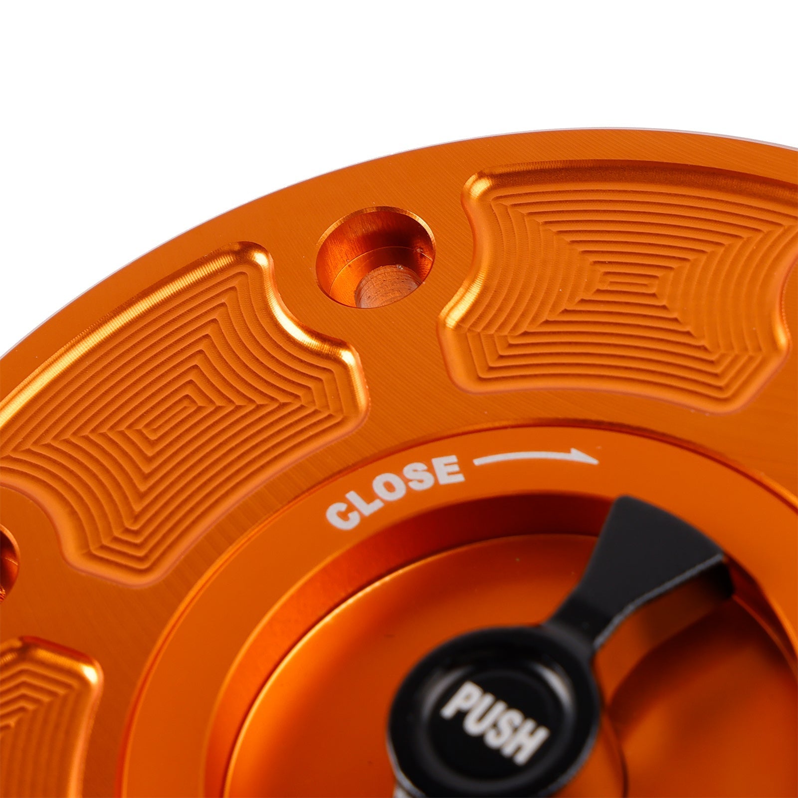 CNC Orange Keyless Fuel Gas Cap For Duk 790 890 2018 2019 2021 2022 2023-2025