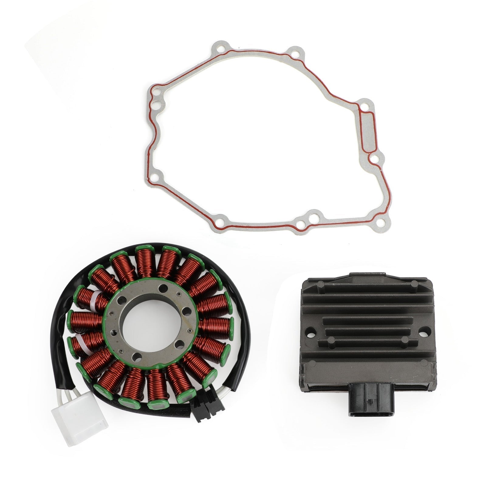 Regulator Stator Coil Gasket Kit For Yamaha YZF-R6 YZF600 R6 RJ27 2017-2020