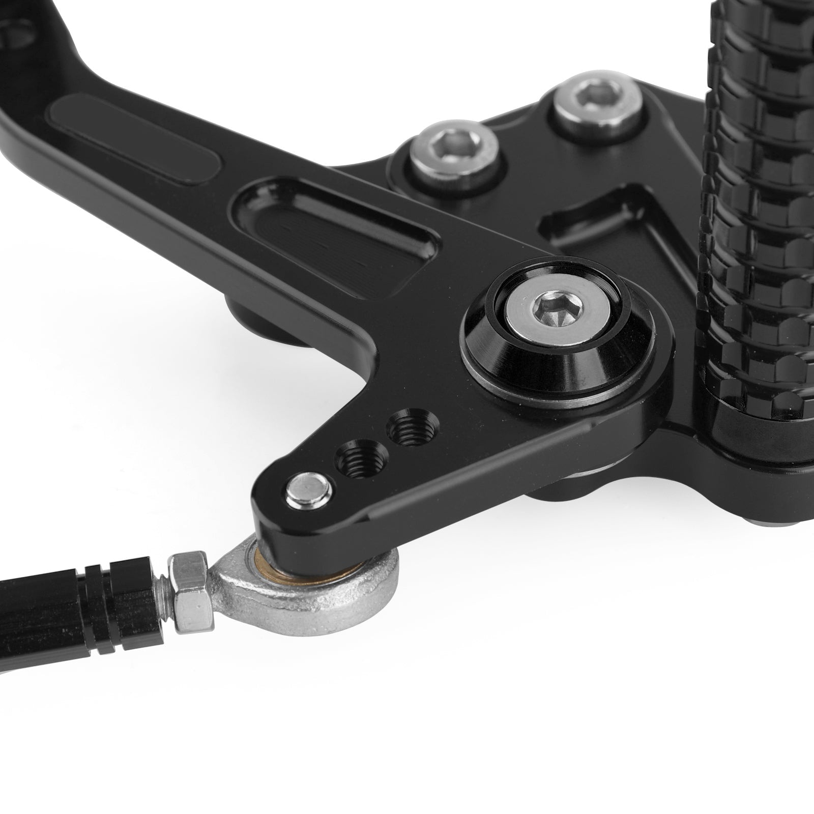 Rearsets Adjustable Foot Pegs Rest Fit for Kawasaki Ninja 250/400 2018-2022