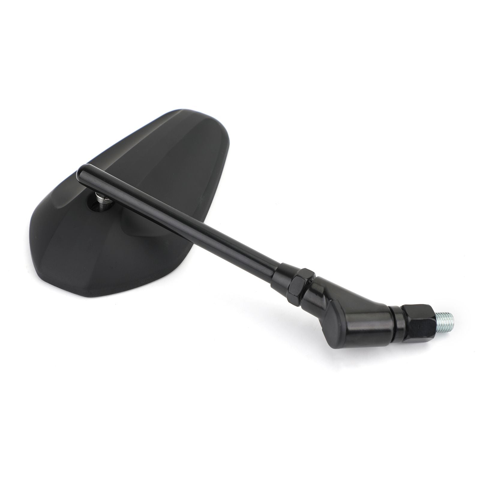 New Black Left & Right Motorcycle Cruiser Chopper Rearview Side Mirrors M10 10Mm
