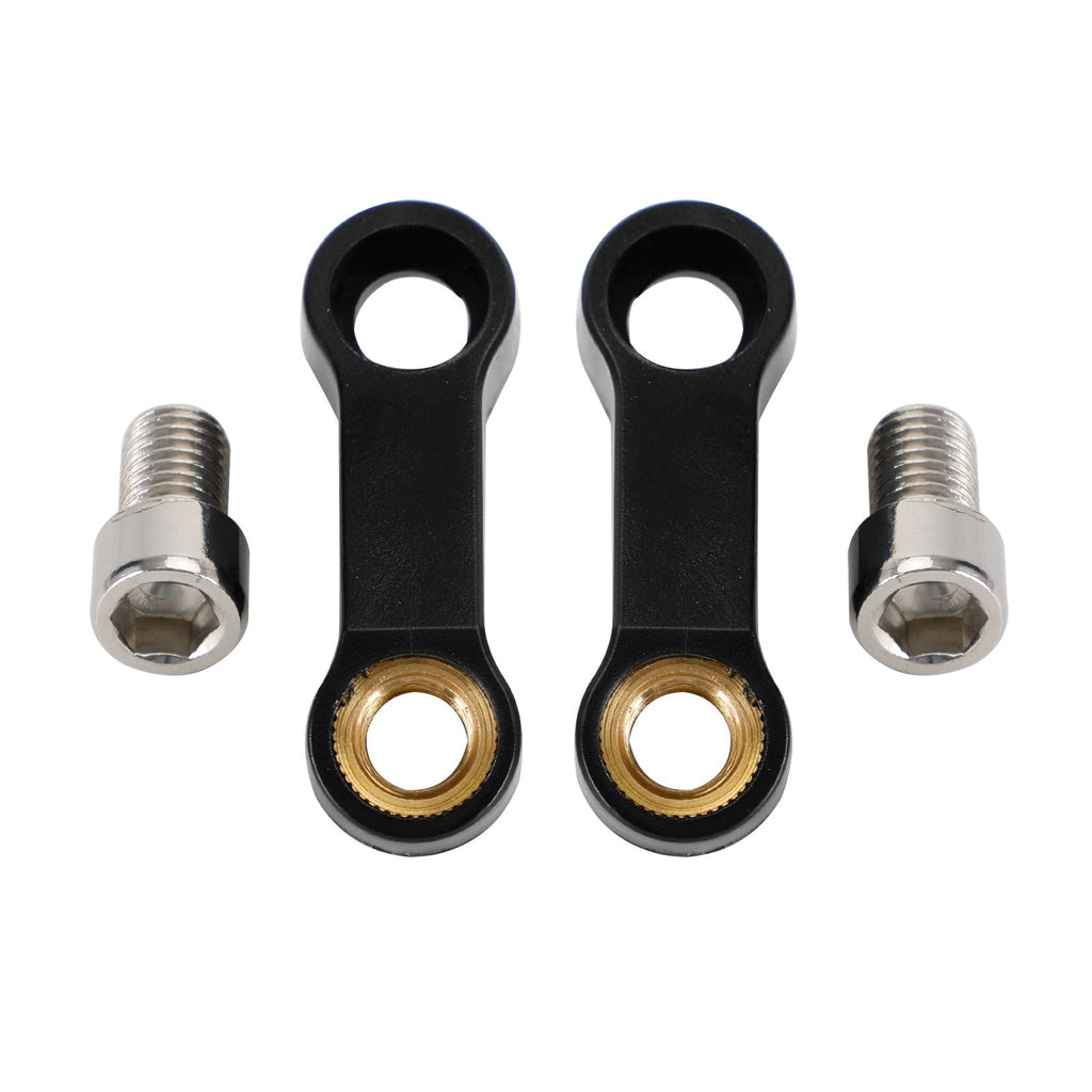 10mmx1.5 Motorcycle ABS Mirror Riser Extender Adapter Mounts Arm Right-hand Pair