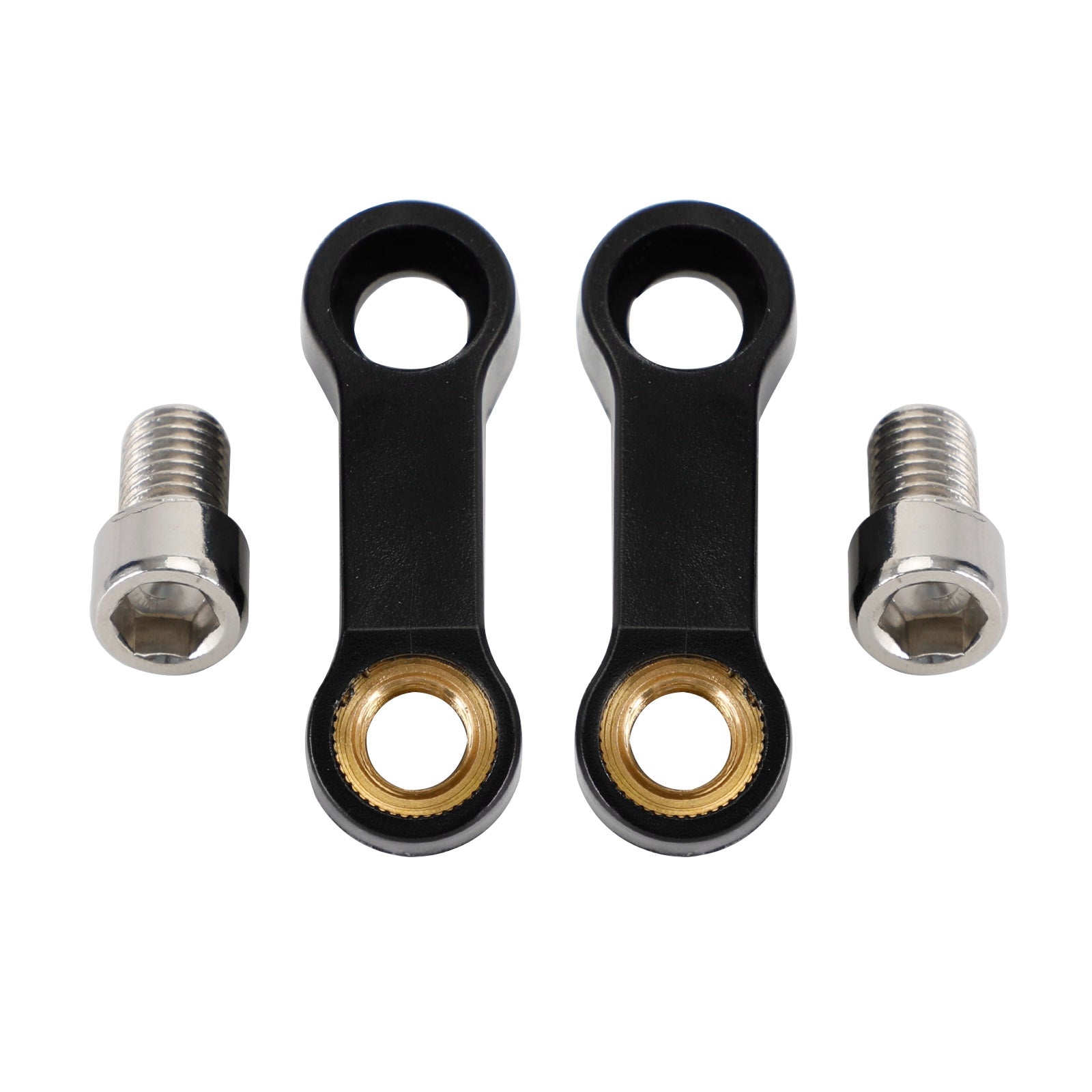 10mmx1.5 Motorcycle ABS Mirror Riser Extender Adapter Mounts Arm Right-hand Pair