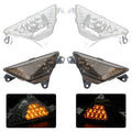 LED Front Turn Signal Light For KAWASAKI NINJA 250 300 400 650 1000 ZX6R Smoke