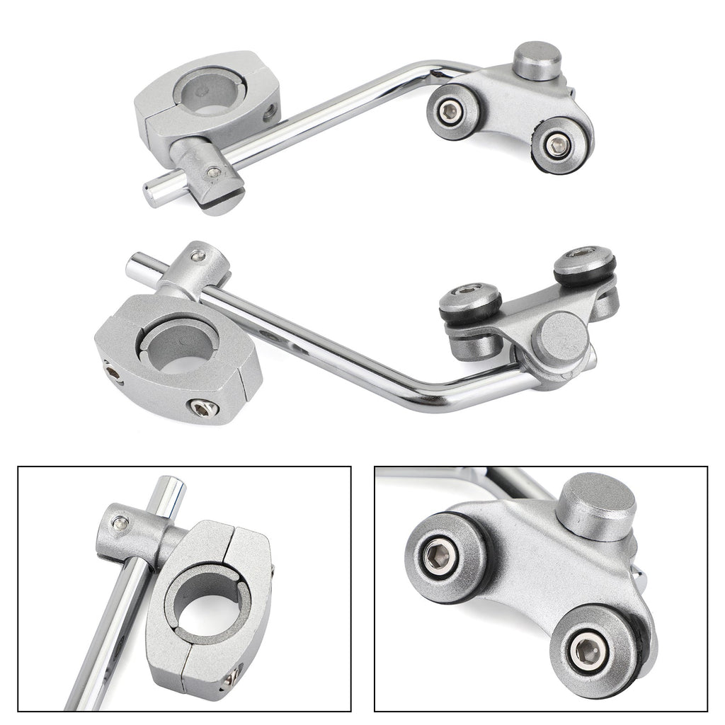 Universal Motorcycle 7/8'' 22mm Standard Handlebar Windshield Bracket Mount Clamp