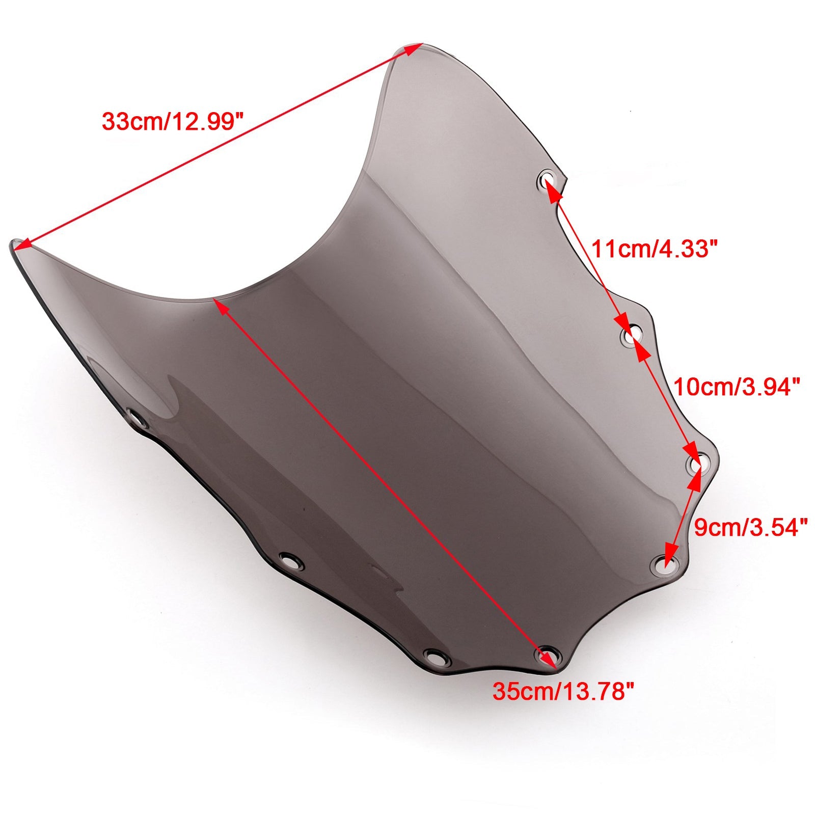 1987-2009 Kawasaki EX500 Ninja 500R ABS Moto Windshield Windscreen Smoke