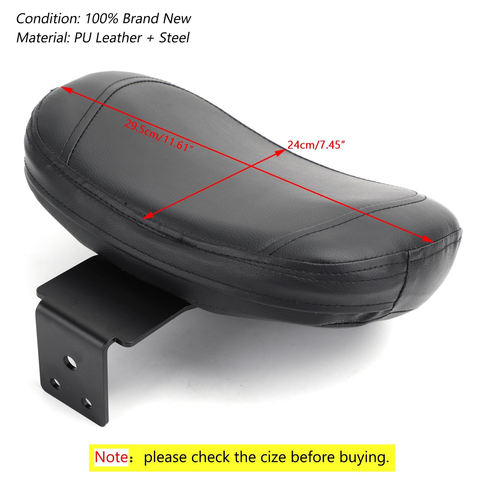 Motorcycle Driver Rider Backrest For Yamaha 1996-1997 V Star 650 XVS 650 XVS400