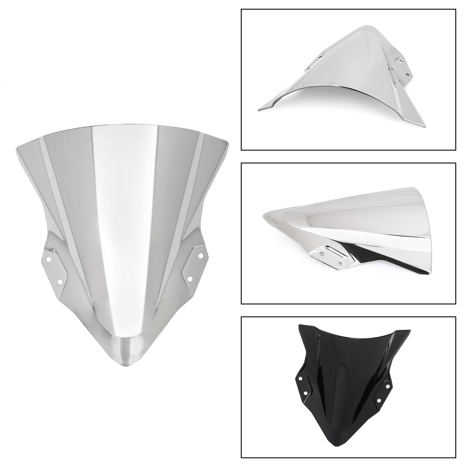 ABS Plastic Motorcycle Windshield Windscreen For Kawasaki 2018-2022 Ninja 400