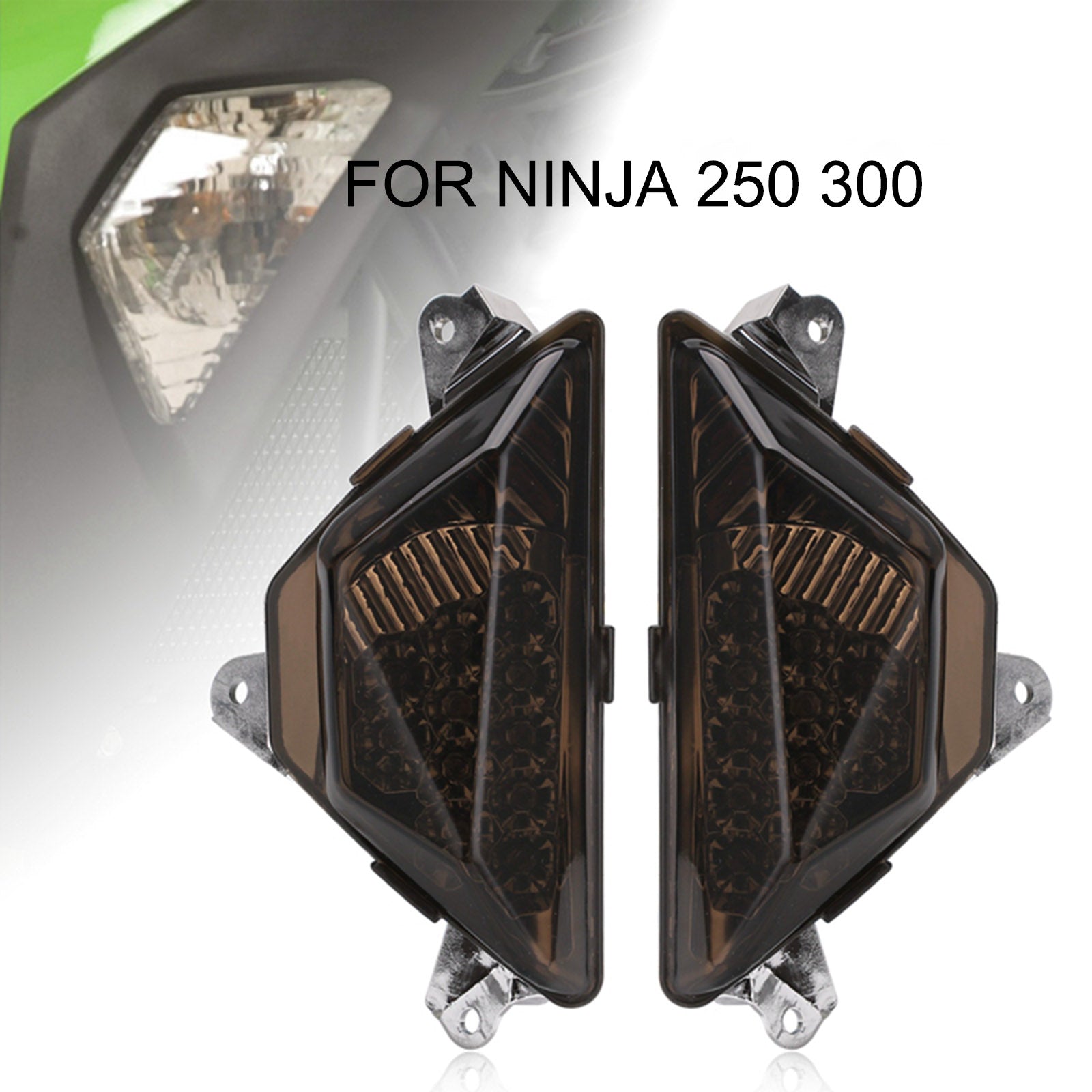 Kawasaki NINJA 250 300 2013-2016 Motorcycle LED Front Turn Signal Light Lamp