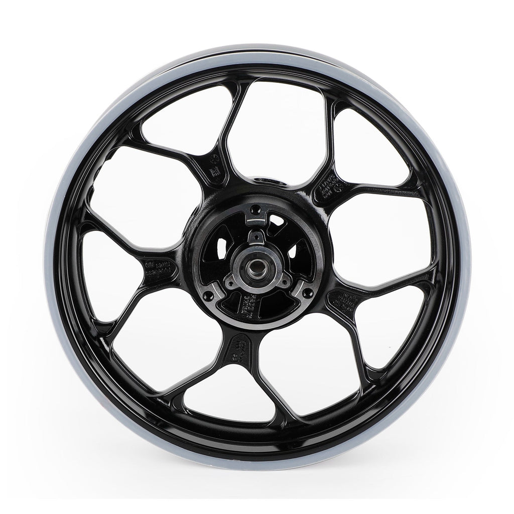 Front + Rear Wheel Rims For Yamaha YZF R3 YZF-R3 RH07 RH12 2015 - 2022 Black