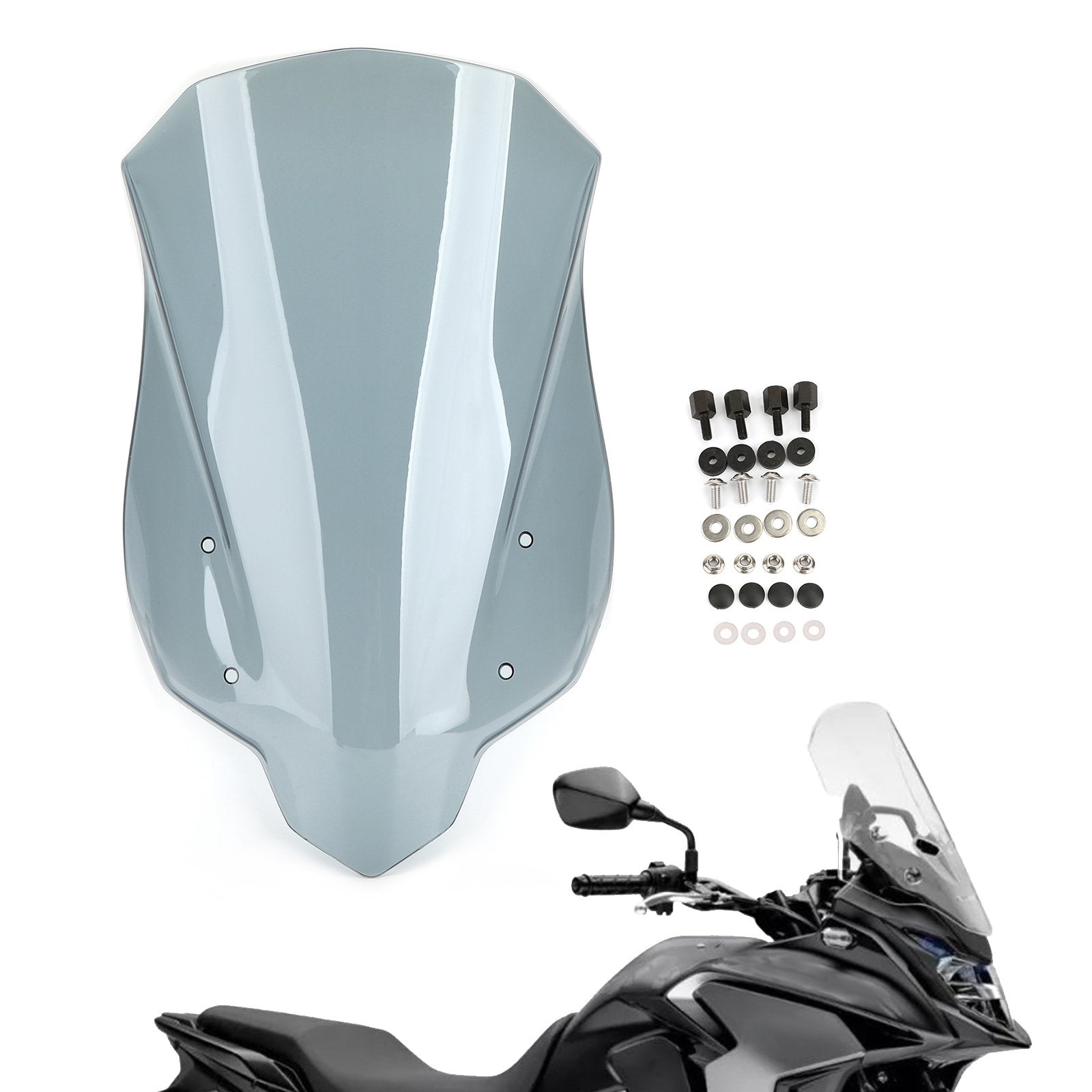 ABS Plastic Motorcycle Windshield Windscreen for Honda CB500X 2016-2023